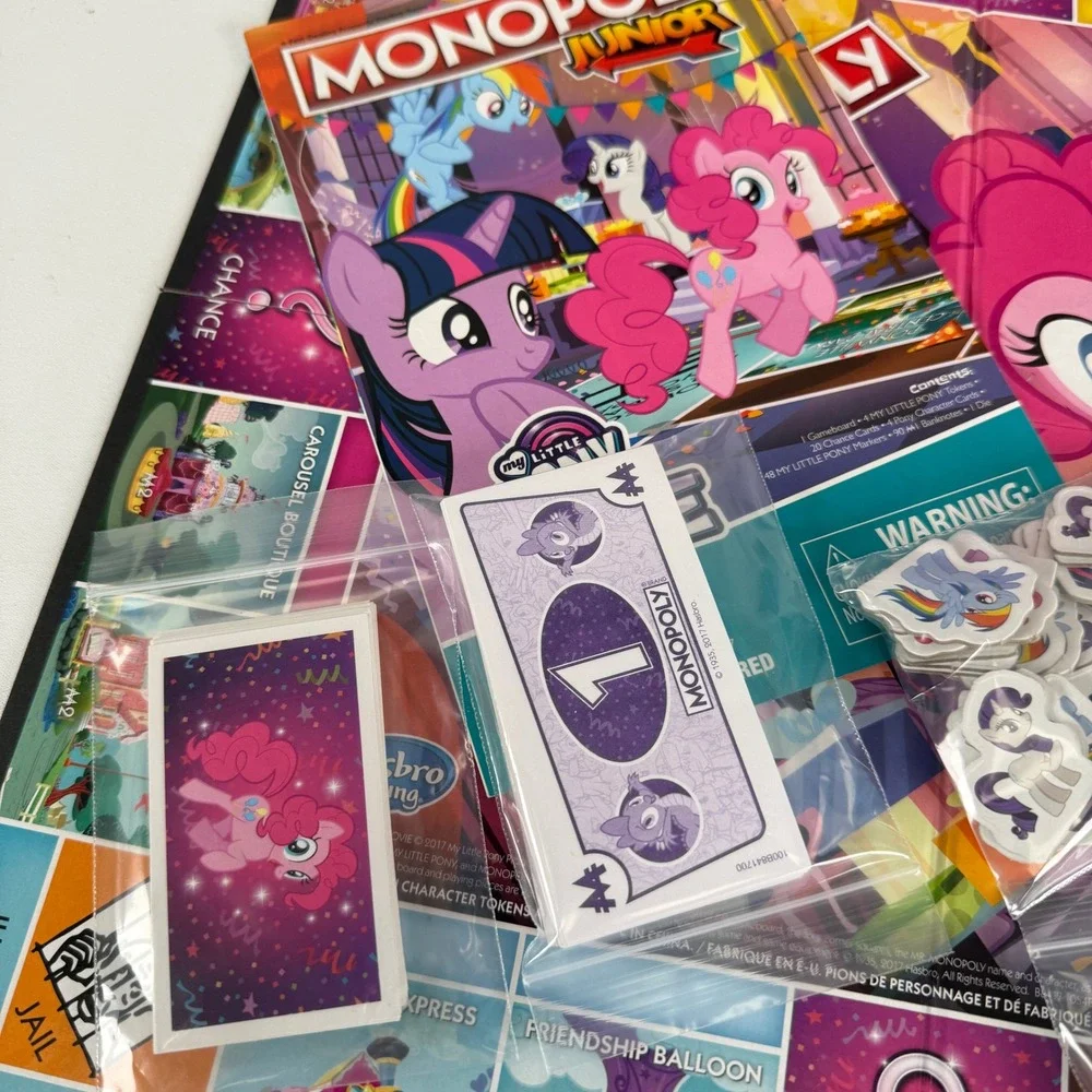 Hasbro Monopoly Junior My Little Pony The Movie Board Game B8417 Complete 2017